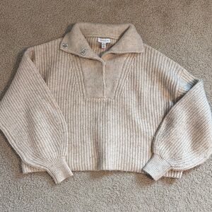 Topshop size small Cozy Beige Sweater (Nordstroms)